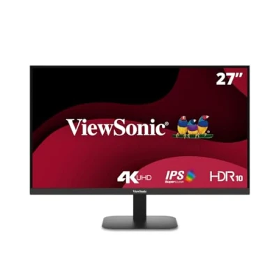 Afbeelding van ViewSonic VA2708 4K HD 27 inch UHD monitor met HDR 10, Dual HDMI en DisplayPort, SuperClear® IPS
