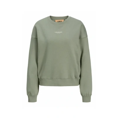 Afbeelding van JJXX Sweatshirt &#039;JXSTUDIO VESTERBRO&#039; jade groen / wit