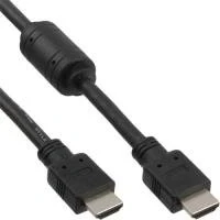 Afbeelding van InLine® HDMI kabel, High Speed HDMI® M/M, zwart, met ferrietkernen, 3m