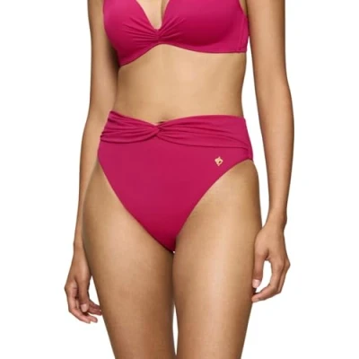 Afbeelding van Triumph Summer Twist Highwaist Bikinibroekje, Dames, Maat: 38, Berry