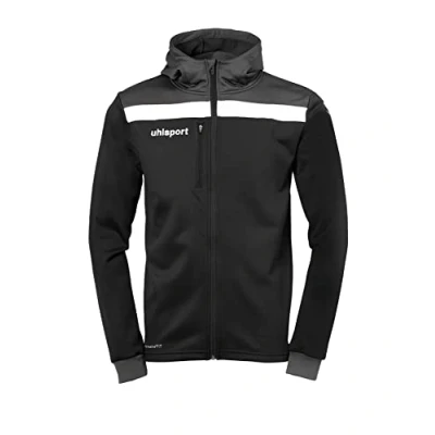 Afbeelding van uhlsport Sweater met rits, Maat: Small, Schwarz/anthra/weiß