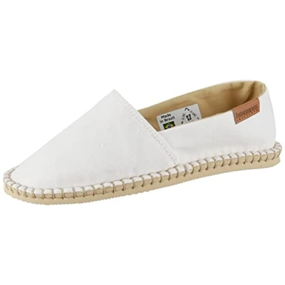 Afbeelding van Havaianas Origine Iv Espadrille sandaal met sleehak voor heren, Wit, 44 EU