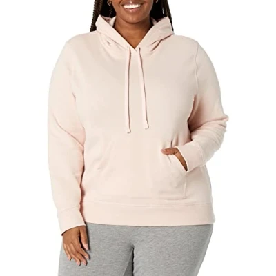 Afbeelding van Amazon Essentials Women&#039;s Fleecetrui met capuchon (verkrijgbaar in grote maten), Lichtroze, L