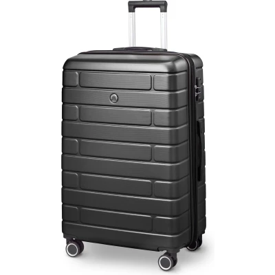 Afbeelding van Arogado by Jump Reiskoffer 76 cm 4 Wielen TSA Cijferslot Expandable Zwart