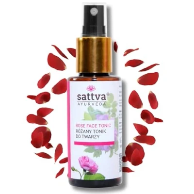 Afbeelding van Sattva Ayurveda, Reiniging van het gezicht, 100 ml Rozengezichtstonic (Tonic lotion, 100 ml)