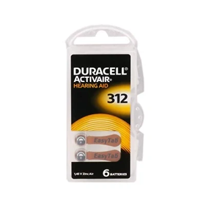 Afbeelding van Duracell Active Easytab DA 312, 6 verpakkingen met stuks