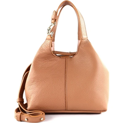 Afbeelding van COCCINELLE Leren Handtas Schoudertas C Easy Crossbody Bag Skin Beige
