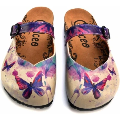 Afbeelding van GOBY Butterfly Clogs Slippers Hoge kwaliteit Handmade Maat 36