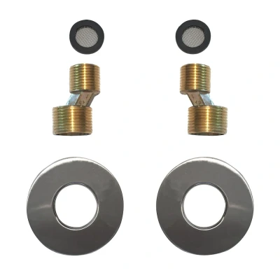 Afbeelding van Xellanz Rio set S kopp.+ rozet 1/2&#039;&#039;x3/4&#039;&#039; geborsteld staal