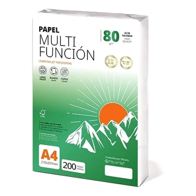 Afbeelding van Folios Ofituria A4, 80 g, 200 vel, multifunctioneel papier voor printer, laserprinter en injectieprinter, kopieerapparaat, kantoor, schoolbenodigdheden, papierpakket (80 h)