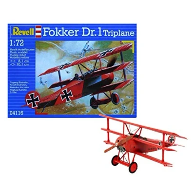 Afbeelding van 1:72 Revell 04116 Fokker DR.iplane Plastic Modelbouwpakket