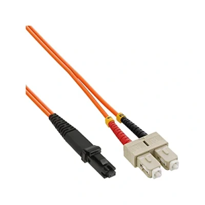 Afbeelding van MTRJ SC Duplex Optical Fiber Patch kabel Multi Mode OM2 3 meter InLine