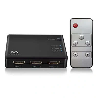 Afbeelding van EWENT 4K HDMI SWITCH 3 POORTS, WEERGAVE BRONNEN OP 1 MONITOR