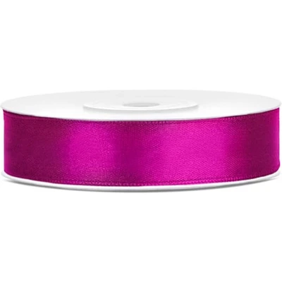 Afbeelding van Satijn Lint Fuchsia 12mm 25m