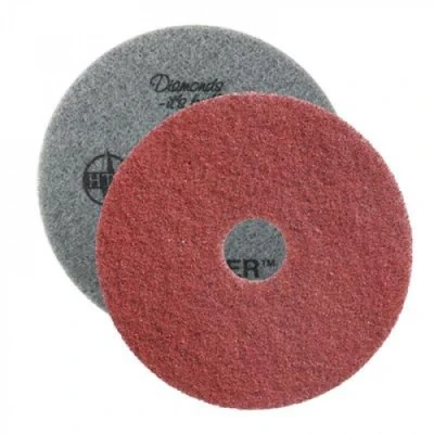 Afbeelding van Diversey Taski Twisterpad Diamant 13 inch Rood 2 Stuks in pak