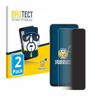 Afbeelding van BROTECT (2 Stuks) Privacy Schermbeschermer voor Blackview Wave 8 [Anti Spy, Screen Protector, Blue Light Filter]