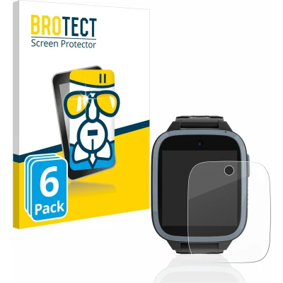 Afbeelding van BROTECT Screenprotector voor Xplora XGO3 / Kidzi Let&#039;s Go Folie Beschermfolie Beschermglas transparant (6 Stuks)