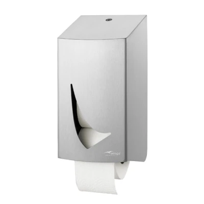 Afbeelding van Wings 2 rols toiletrolhouder (standaard) WIN TR2 SAL RVS