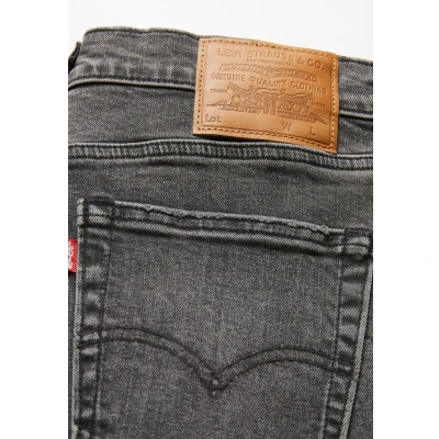 Afbeelding van Levi&#039;s heren 514 straight leg jeans met gekleurde wassing in de kleur Grijs, maat: W32/L34