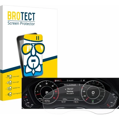 Afbeelding van BROTECT Screenprotector voor Audi A6 4G Snelheidsmeter Folie Beschermfolie Beschermglas transparant