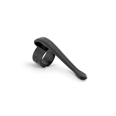 Afbeelding van Kaweco Pennenclip liput nostalgie M met 9,5 mm diameter I pennenhouder discreet logo als mooi accessoire voor vulpennen en kapkogelpennen van brons Black