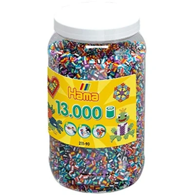 Afbeelding van Hama Ton 13.000 Kralen Mix 211 90