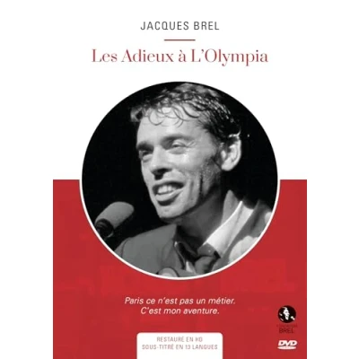 Afbeelding van Jacques Brel Les Adieux à L&#039;Olympia (DVD)