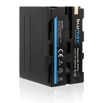 Afbeelding van Blumax batterij compatibel met Sony NP F970 / F960 F750 F550 F570 7850mAh LG cellen (Blackmagic F570) ook voor diverse flitsers Videolampen Veldmonitoren