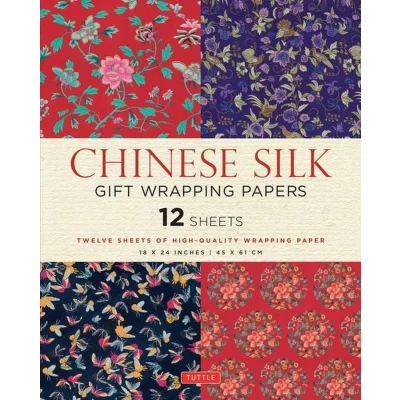 Afbeelding van Gift Wrapping Papers Chinese Silk /anglais: 18 x 24 inch (45 61 cm) Paper