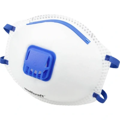 Afbeelding van Wolfcraft Voorgevormde stofmaskers Met ventiel FFP2 15 stuks 4948000