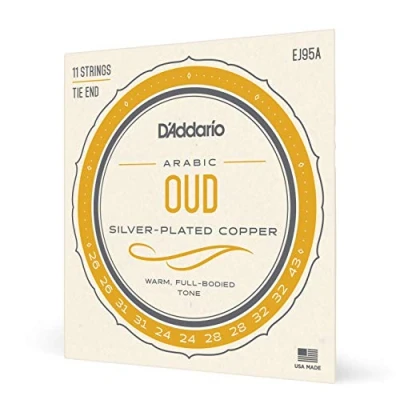 Afbeelding van D&quot;;Addario EJ95A Normal Tension oud 11 string Set Arabic Tuning snaren voor met Arabische stemming