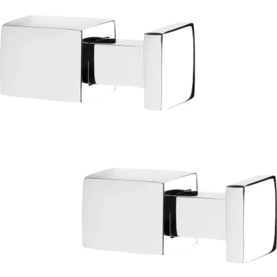 Afbeelding van Haak Square RVS Glans Tiger (2 stuks)