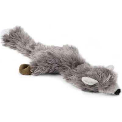 Afbeelding van Beeztees Flatino Pluche Vos Grijs 30 cm