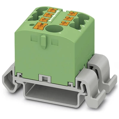Afbeelding van Phoenix Contact 3273206 Verdeelblok 25.2 mm Spanveer Groen 10 stuk(s)