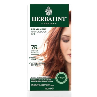 Afbeelding van Herbatint Haarverf Gel 7R Koperblond