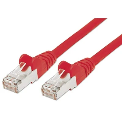 Afbeelding van PremiumCord patchkabel CAT6a S FTP, RJ45 RJ45, AWG 26/7 0, 5m 0,5 m rood