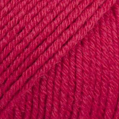 Afbeelding van DROPS Cotton Merino Uni Colour 06 rood Wol/Katoen Garen