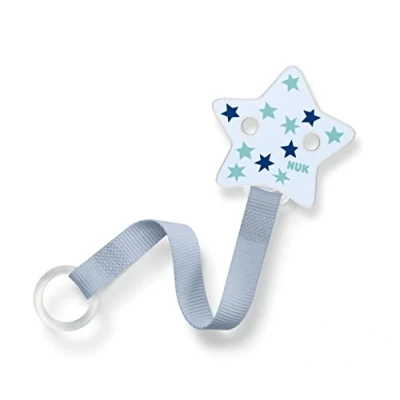 Afbeelding van NUK Dummyband Motief Ster Blauw