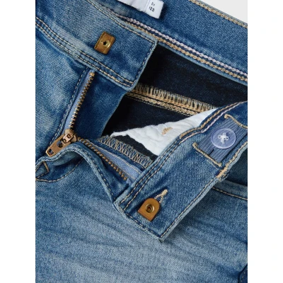 Afbeelding van Name It Salli Denim Tindys Broek Meisjes Maat 122