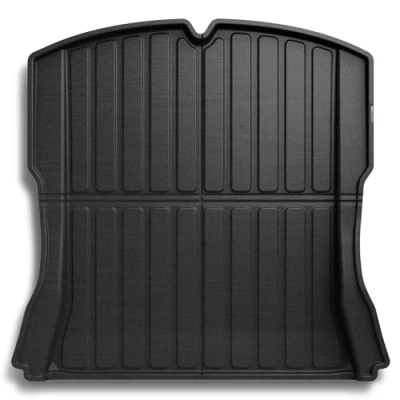 Afbeelding van Spigen Tesla Model 3 Highland 2024 Achterklepmat, All Weather, Cargo Liner, Waterdicht en gemakkelijk schoon te maken, Schokbestendig XPE Materiaal om het Interieur Beschermen Carbon Edition