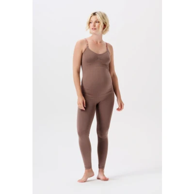 Afbeelding van Noppies Umstands CARA Legging, Dames, Maat: XS/S, Deep taupe