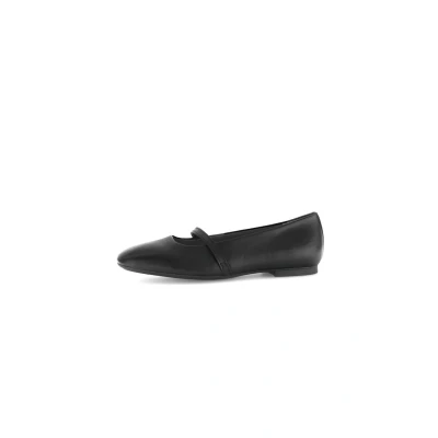 Afbeelding van Gabor Elegante Ballerina&#039;s met enkelbandjes, Dames, Maat: 37, Schwarz Leer