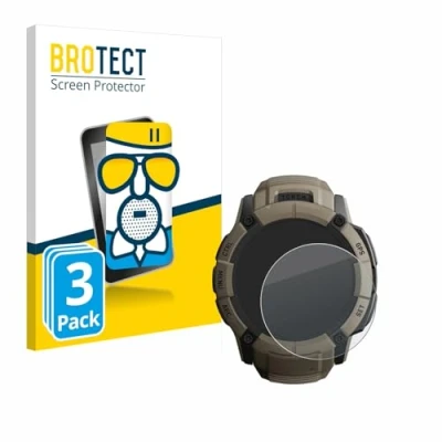 Afbeelding van BROTECT Screenprotector voor Garmin Instinct 2X Solar Tactical Edition Folie Beschermfolie Beschermglas matte (3 Stuks)