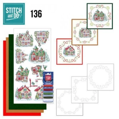 Afbeelding van Stitch and Do 136 Yvonne Creations Villages