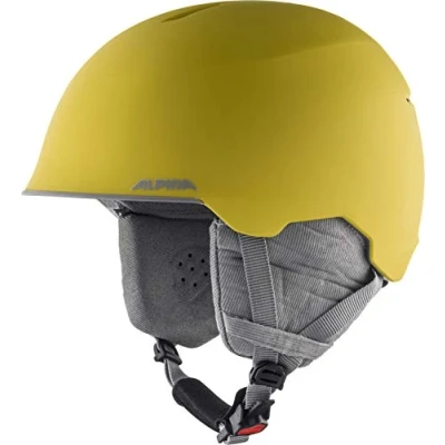 Afbeelding van ALPINA Unisex Kinderen, MAROI JR Skihelm, curry grey matt, 51 54 cm