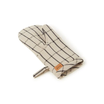 Afbeelding van Ferm Living Ovenwand Zand/Zwart Kleur