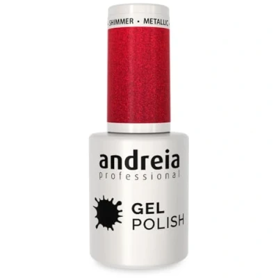 Afbeelding van Andreia Semi permanente nagelgellak Kleur 256 rood tinten metallic roze 10,5 ml