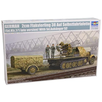 Afbeelding van Trumpeter 1/35 German 2cm Flakvierling 38 Auf Selbstfahrlafette Trp01524 modelbouwsets, hobbybouwspeelgoed voor kinderen, modelverf en accessoires