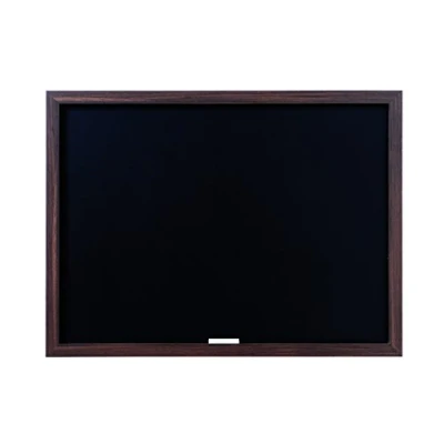Afbeelding van Bi Office, Blackboard Optimum, krijtbord, walnoot MDF frame, 60x45cm