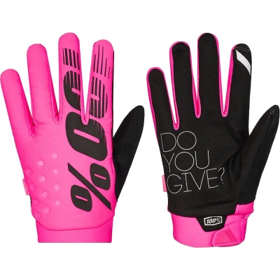 Afbeelding van 100% 2022 Fall Crosshandschoenen Brisker Fluor Roze maat S